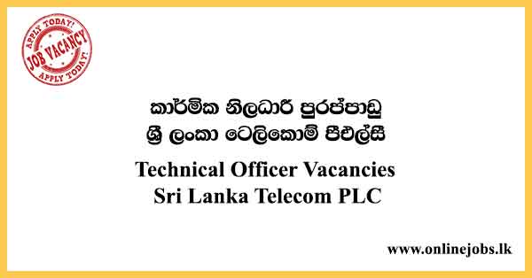 Technical Officer Vacancies
